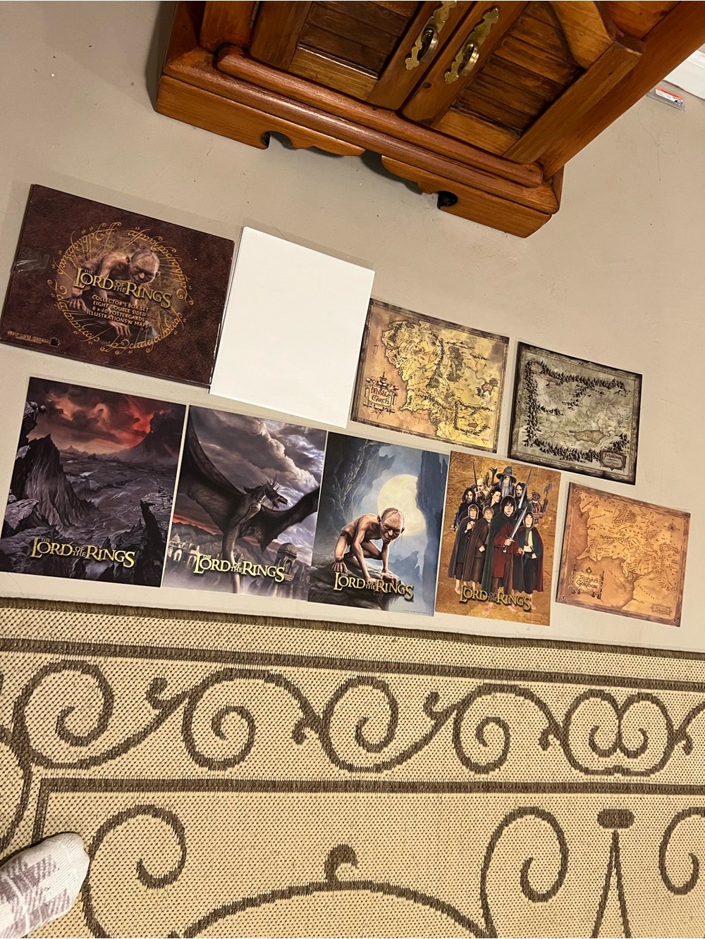The Lord of the Rings 8 x 10 Postercards Set #3Maps of Middle Earth